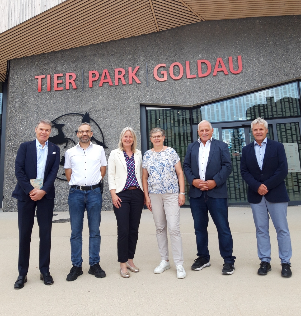 Parlamentspräsidien der Kantone Glarus, Schwyz und St.Gallen im Tierpark Goldau